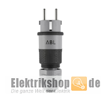 Schuko Stecker IP54 Professional grau 100000070 ABL