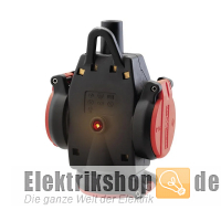 Vollgummi Hängekupplung 3fach IP54 Professional rot 1173543 ABL