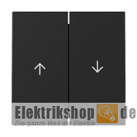 Wippe Jalousie Pfeilsymbol System 55 schwarz matt 3294005 Gira