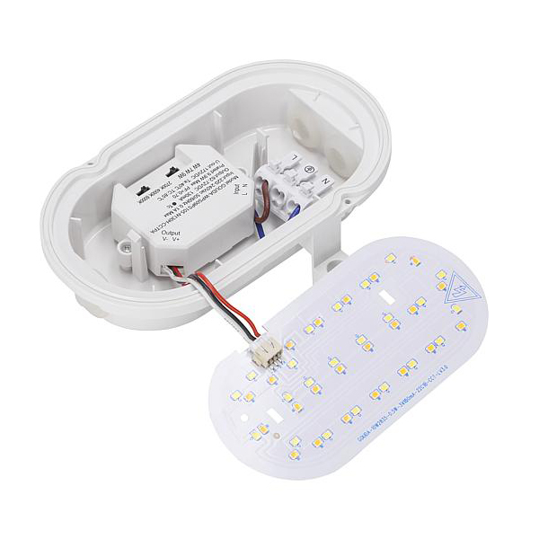 LED-Ovalleuchte 4-9W weiß CCT+Power-DIP IP65