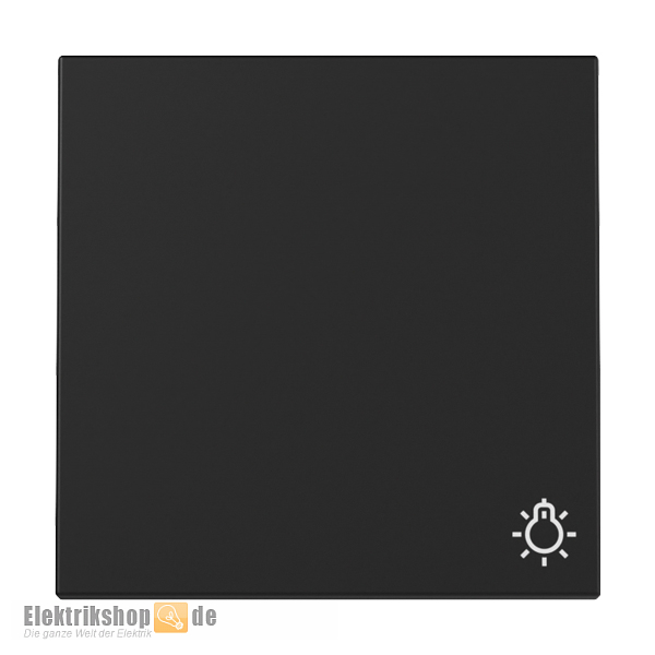 Wippe Symbol Licht schwarz matt 3285005 Gira