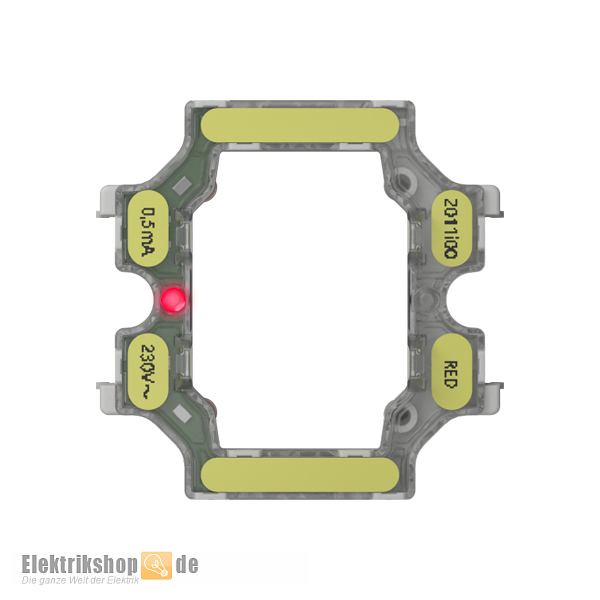 LED-Beleuchtungselement T2 0,5mA rot 230V 3792011 Gira