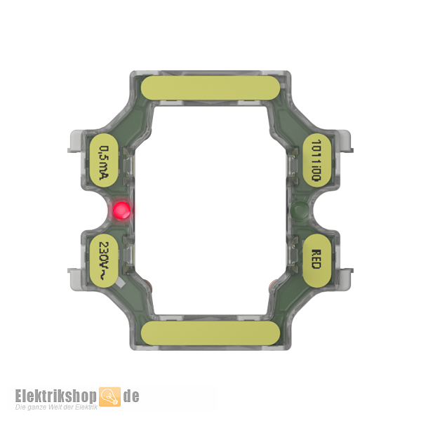 LED-Beleuchtungselement T1 0,5mA rot 230V 3791011 Gira