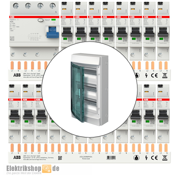 FR-Verteiler Set 3-reihig Striebel und John / ABB Flexline