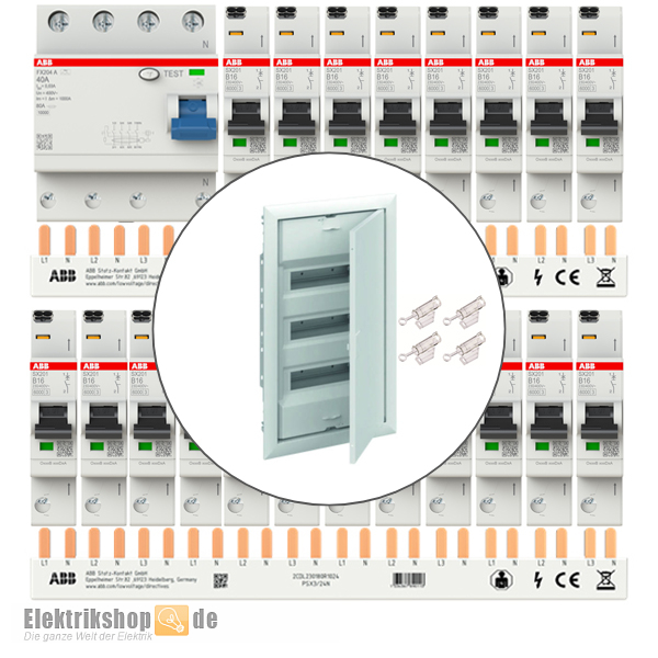 HW-Verteiler Set 3-reihig Striebel und John / ABB Flexline