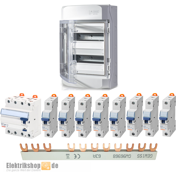 FR-Verteiler Set 2-reihig F-tronic / Gewiss