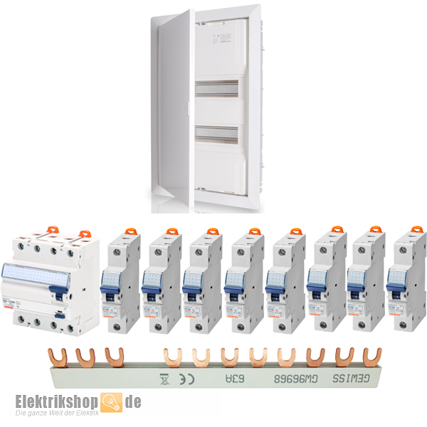 UP-Verteiler Set 2-reihig F-tronic / Gewiss