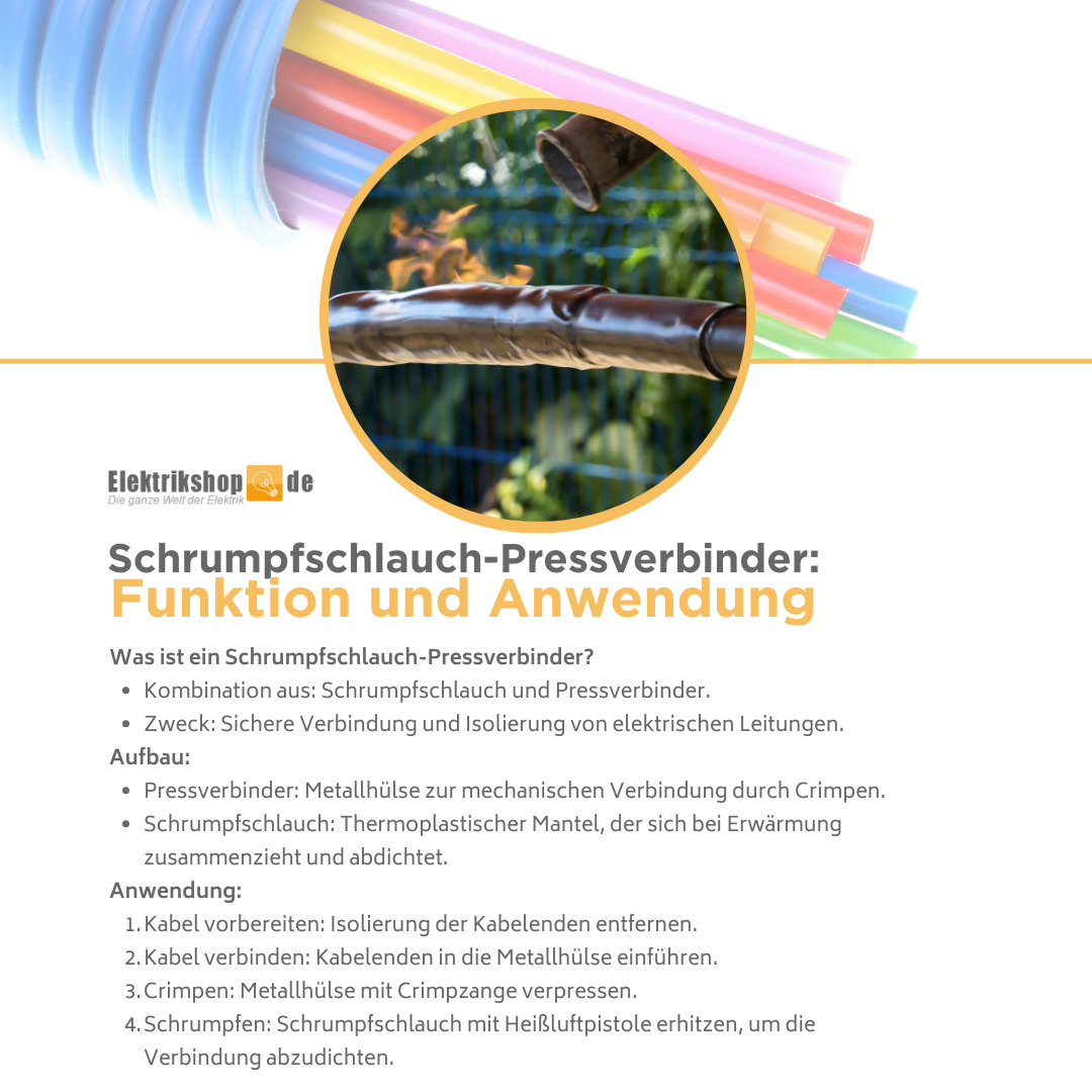 Schrumpfschlauch-Pressverbinder